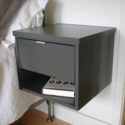 schadstofffreie nachhaltige Aluminiummöbel - Barcelona Box in Smoke Grau - gebaut von IMDesign