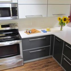 non-toxic sustainable aluminum kitchen in  bone white
