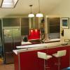 non-toxic sustainable aluminum kitchen in red by IMDesign