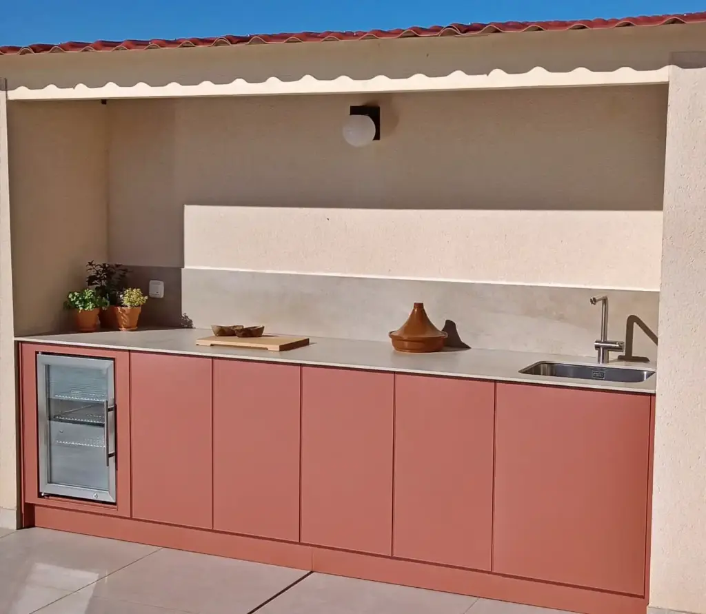 Exterior kitchen cabinets