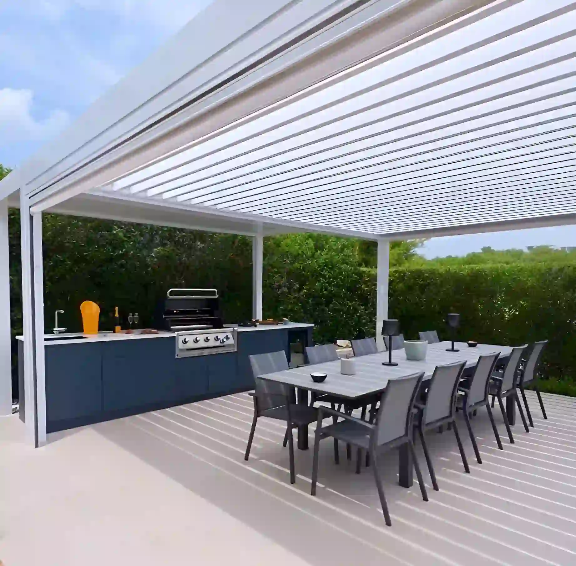 Canadiana outdoor kitchen